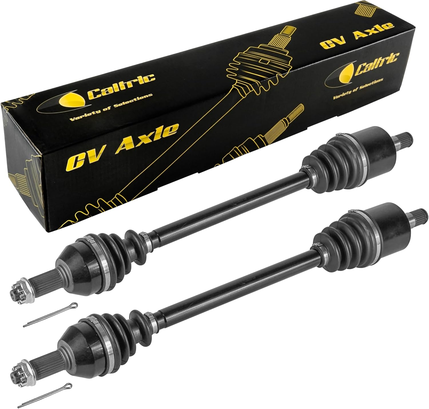 Caltric 2x Front CV Axle Compatible with Honda Pioneer Pioneer 1000 SXS1000M3 2017-2021 / Pioneer 1000-5 SXS1000M5 2017-2021 Left/Right