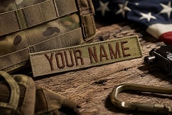 Custom USAF 3-Color OCP Name Tape, 1 Piece