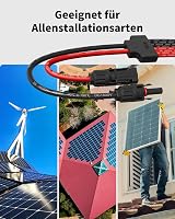 enernova Napelem Y Elosztó 4-6mm² IP68 Vízálló Napelemes Kábel 30A 1500V 6