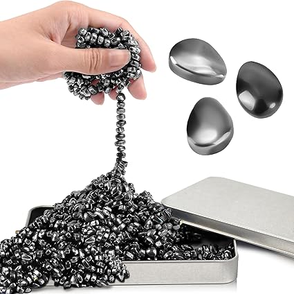 Easter Basket Stuffer for Teens Boy 300pc Fidget Toy Cool Gadget for Teen Girl Office Desk Stuff for Adult Men ADHD Tools Sensory Autism Stress Anxiety Putty Fidgets Beads Balls Stones