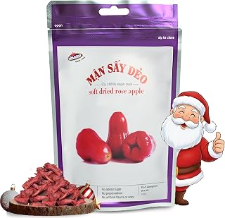 Vinamit Soft Dried Rose-Apple | Dried Plums 3.5 oz Bag | Chewy Exotic Fruit Snacks | Vegan, Gluten-Free | High in Fiber, Non-GMO, Christmas Treats & Stocking Stuffers Men or Women