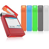 ICY BOX Set da 6 custodie per hard disk da 3,5 pollici per protezione o conservazione