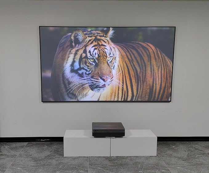 Pantalla de proyector de 100 pulgadas ALR, marco fijo, 16:9 4K/8K UHD miniatura 7