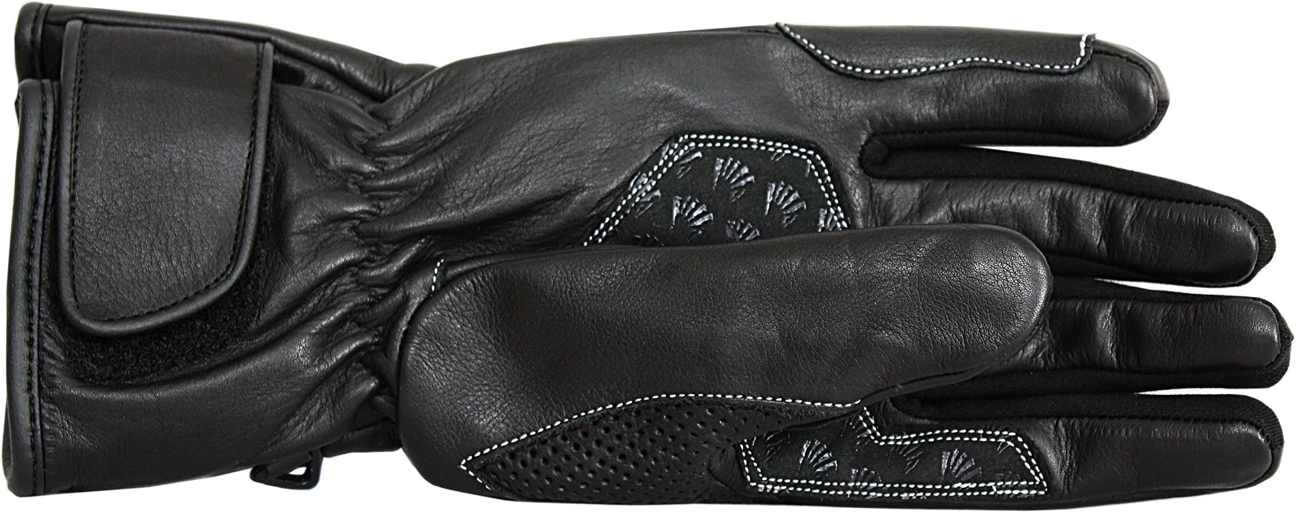 Germot Miss Pro Damen Motorrad Handschuhe, schwarz, D8