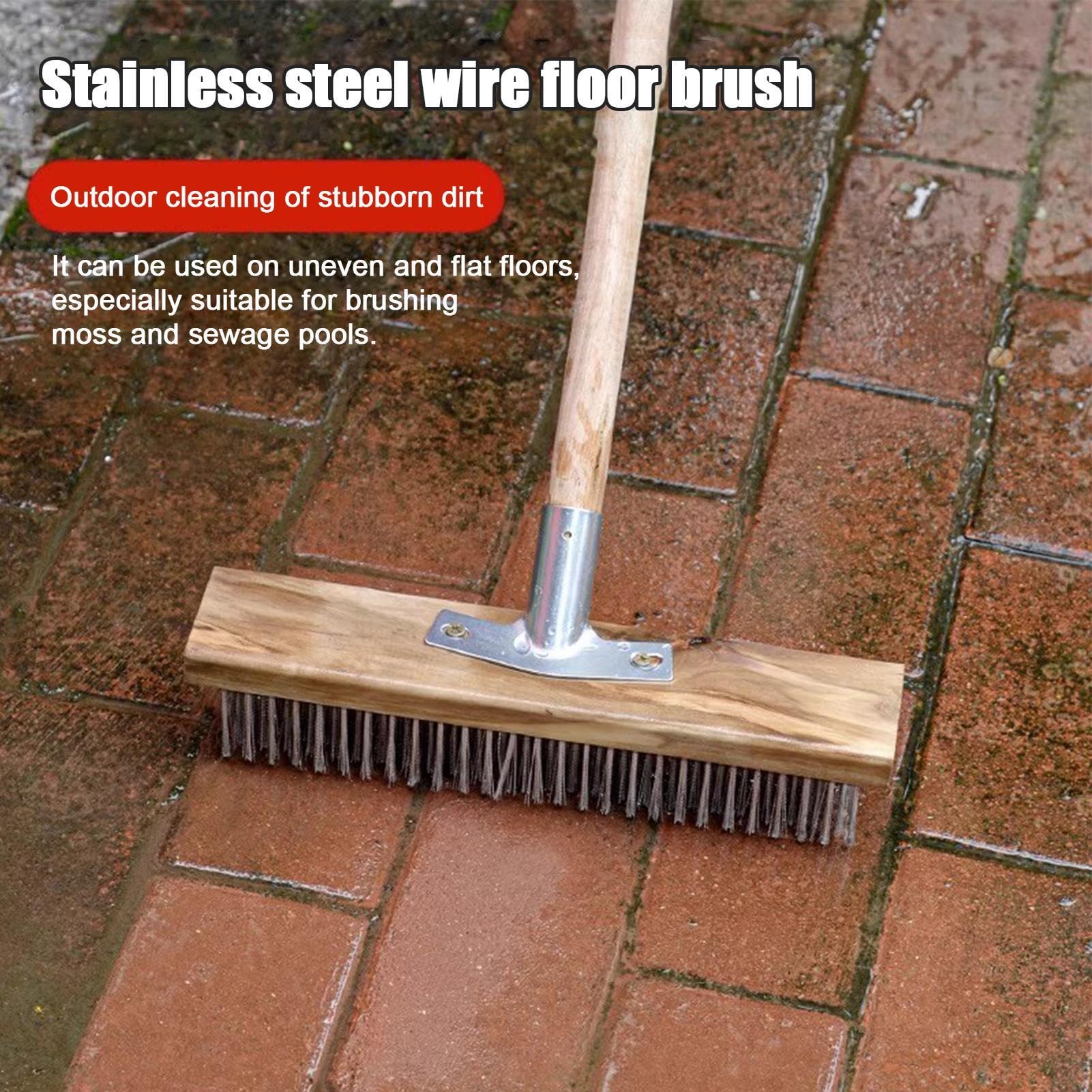 Scopa Spazzolone Industriale Con Setole Rigide Per Pavimenti - Misura 40 - Foto 12