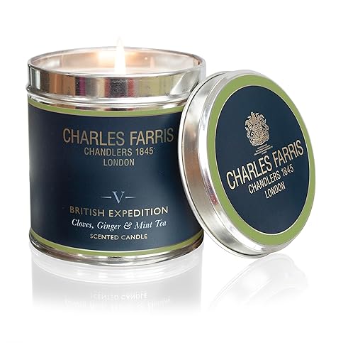 Charles Farris Luxury Scented Candle – Tin, Hand-Poured, Long Lasting,