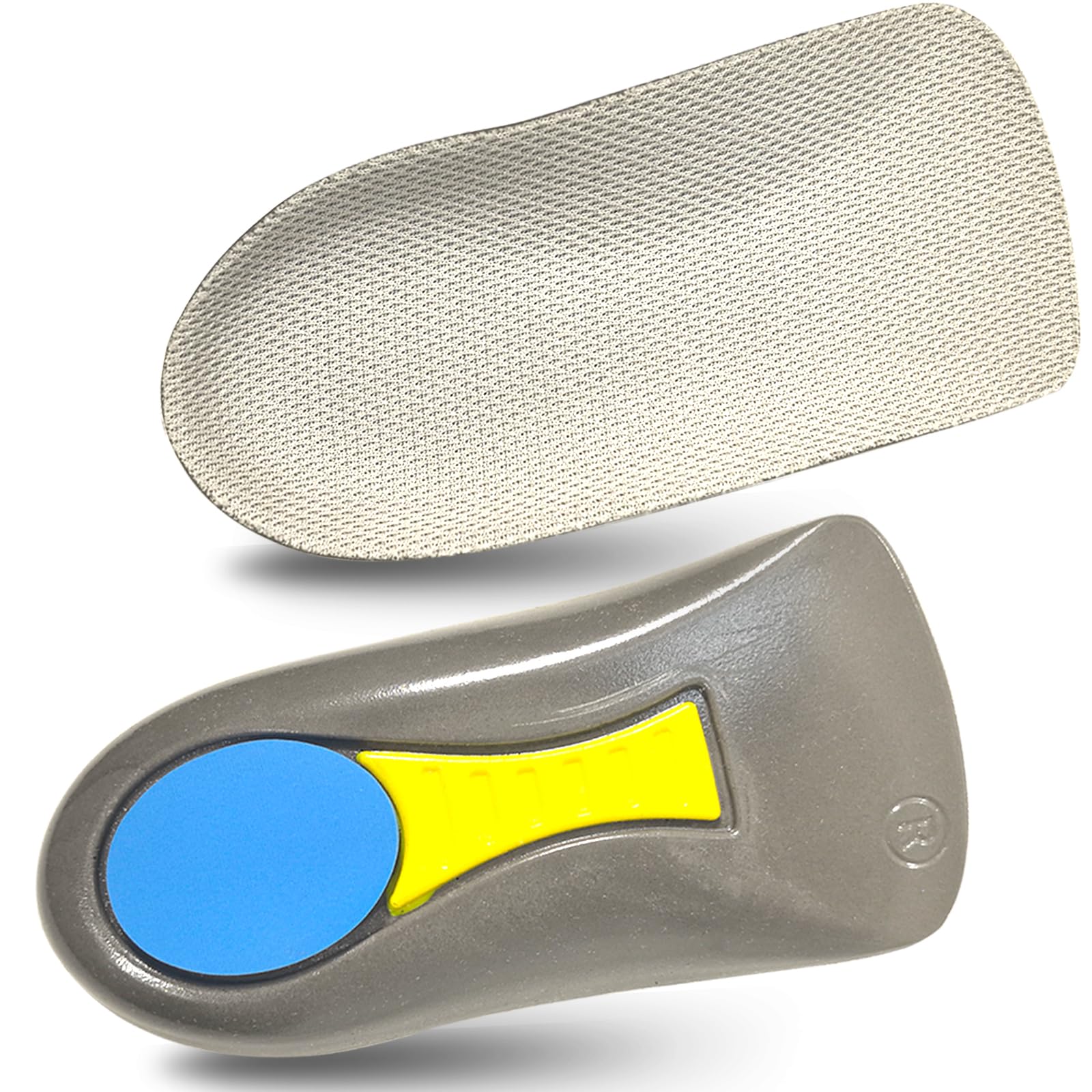Talonera para fascitis plantar para dolor de talón, inserciones de talón de soporte de arco, inserciones de absorción máxima de impactos para rodilla, espalda para mujeres y hombres, alivio del dolor
