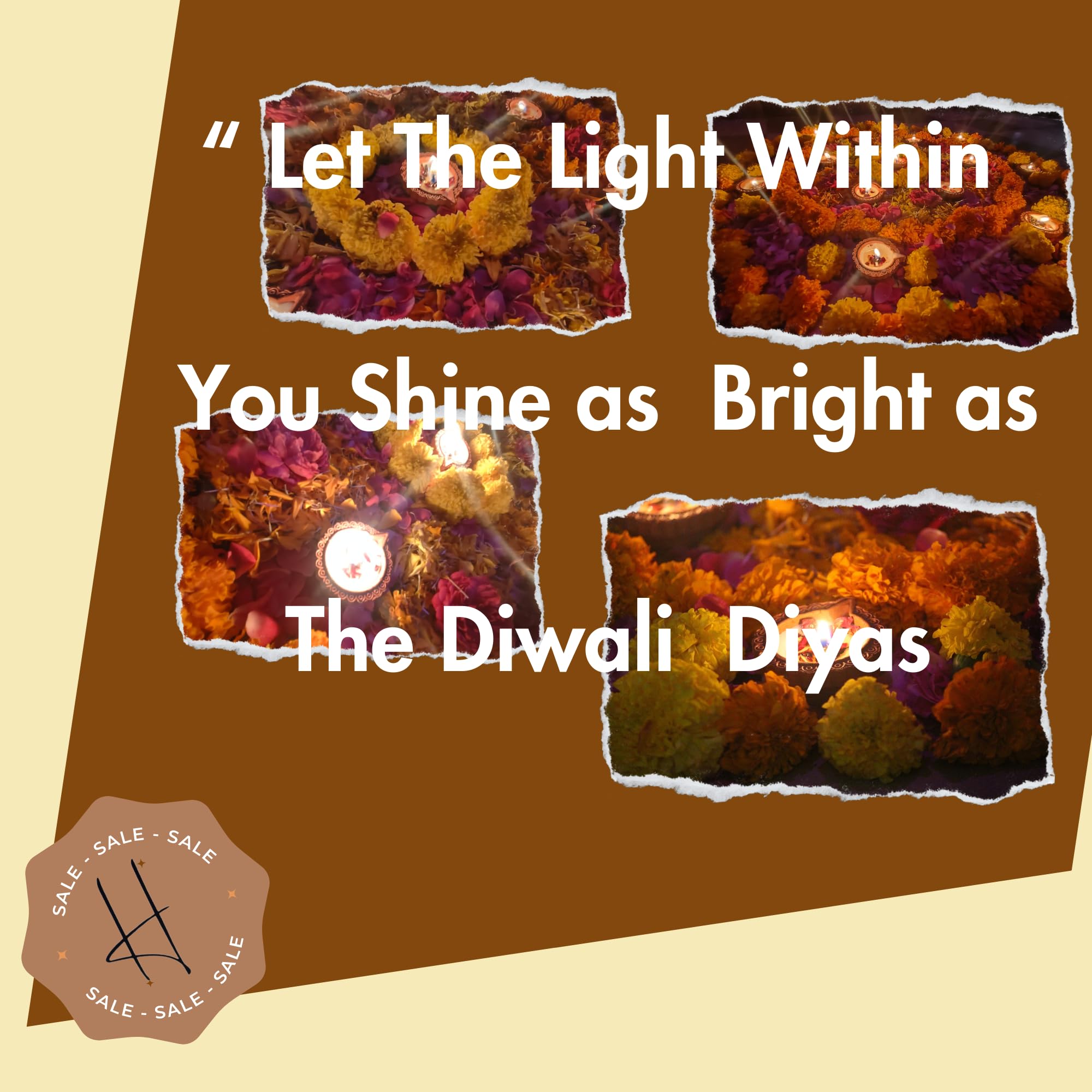Hikaori Soy Wax Diya Candle to Decor Your Home, Handcrafted & Long Lasting Rose Candles, Ideal for Diwali, Weddings and Celebrations (Pack of 15) 3
