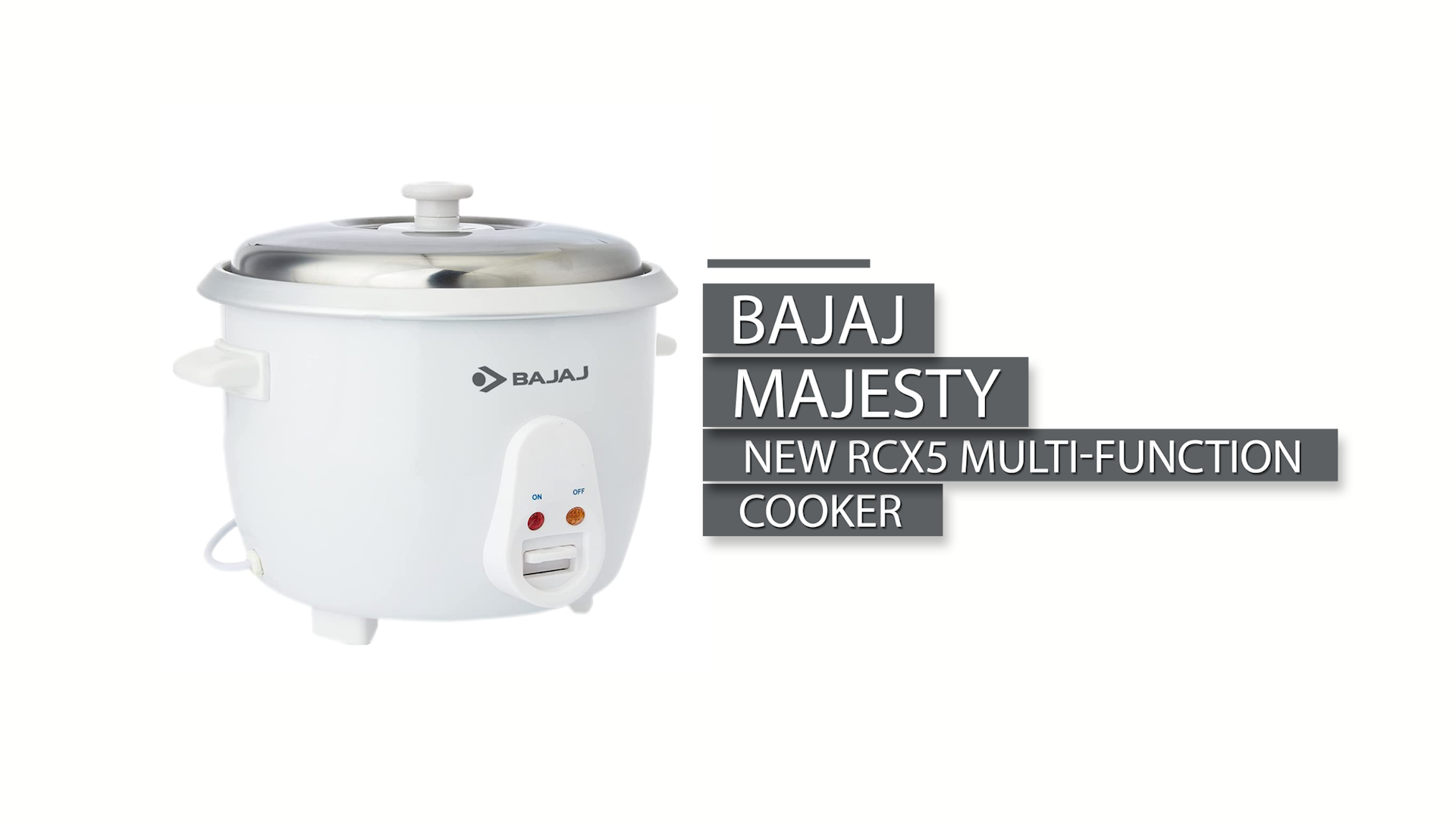 Bajaj Majesty Rcx5 Rice Cooker atelieryuwa.ciao.jp
