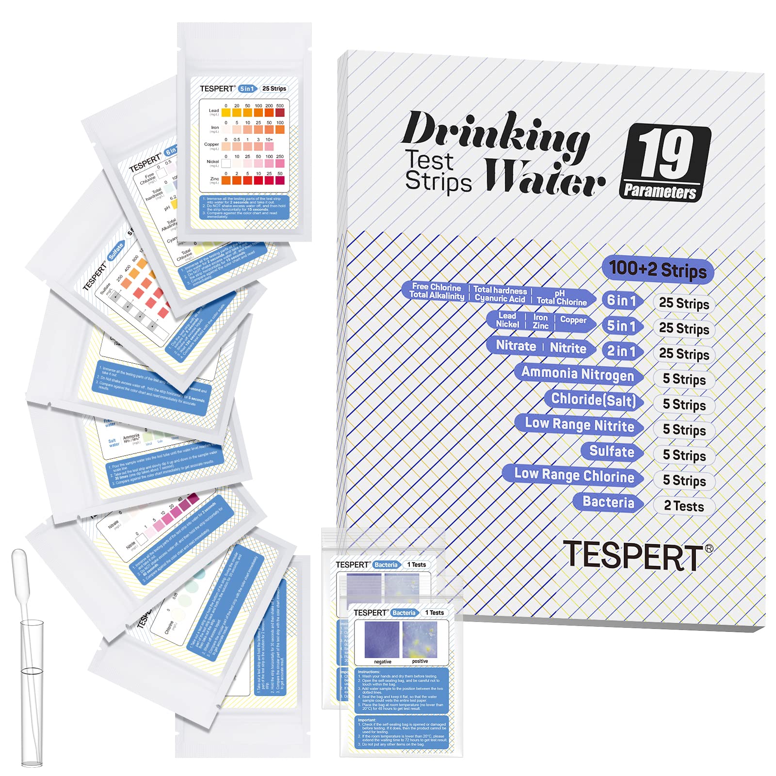 Buy Water Testing Kits for Drinking Water New Technology Water Test