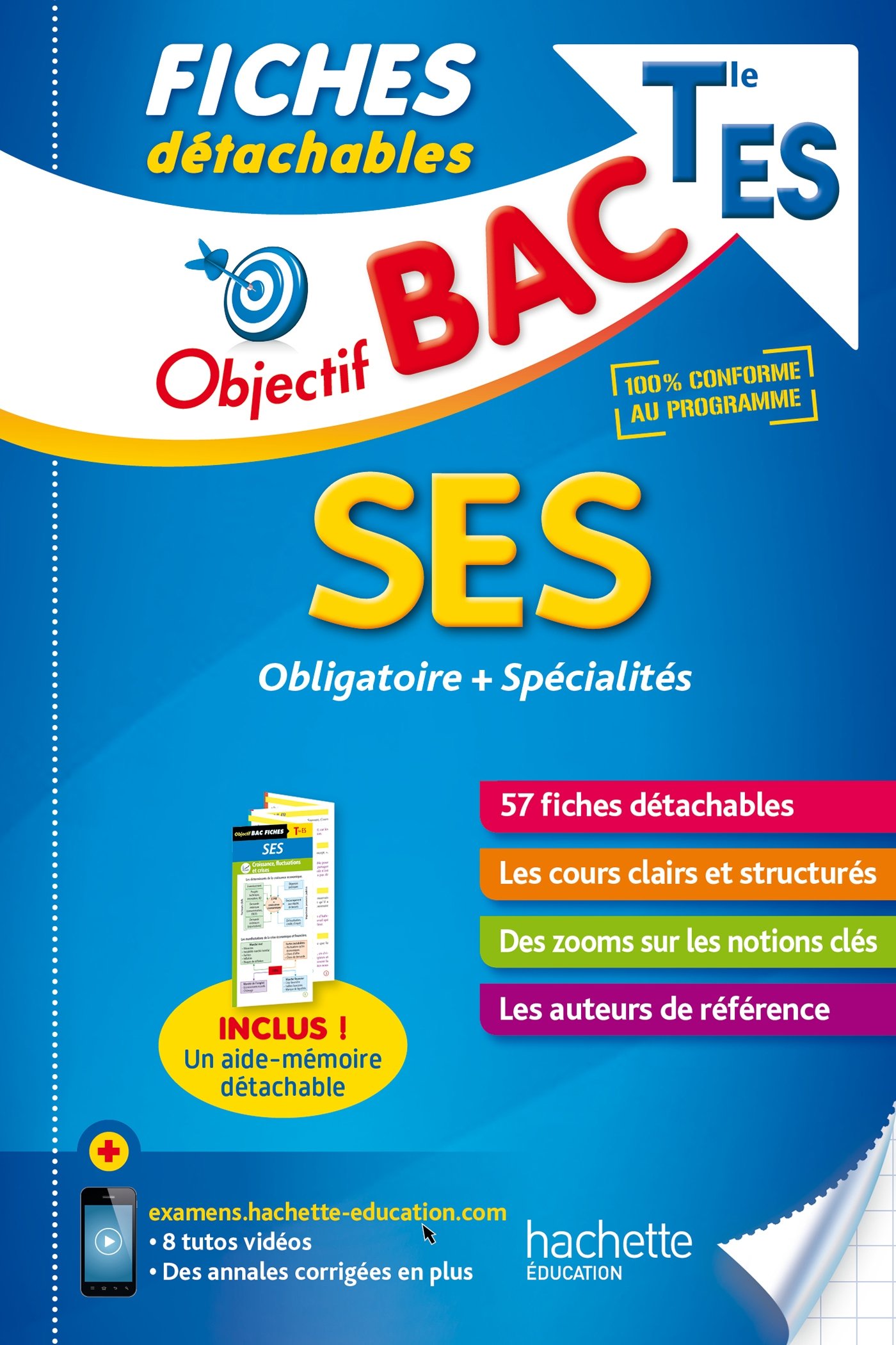 Buy Objectif bac fiches detachables sciences economiques et sociales term es — BookShops.in