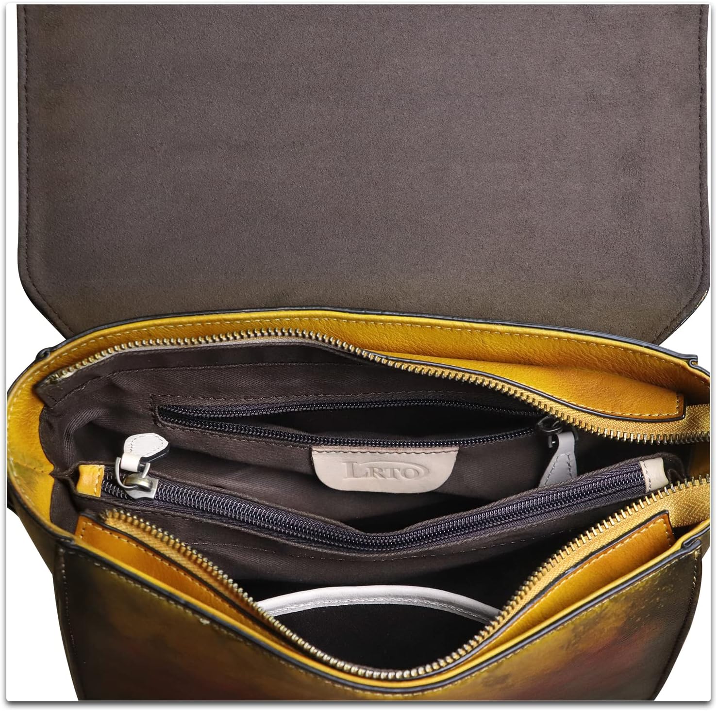 Genuine Leather Satchel Purse for Women Vintage Handmade Top Handle Handbag Retro Designer Crossbody Bags