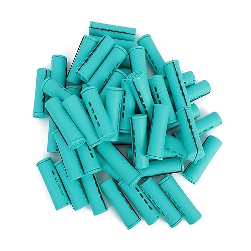 Vista 51 de Juego de 100 varillas rizadoras de cabello – Rodillos de plástico de onda fría para peinado natural, largo o corto, herramientas de peluquería