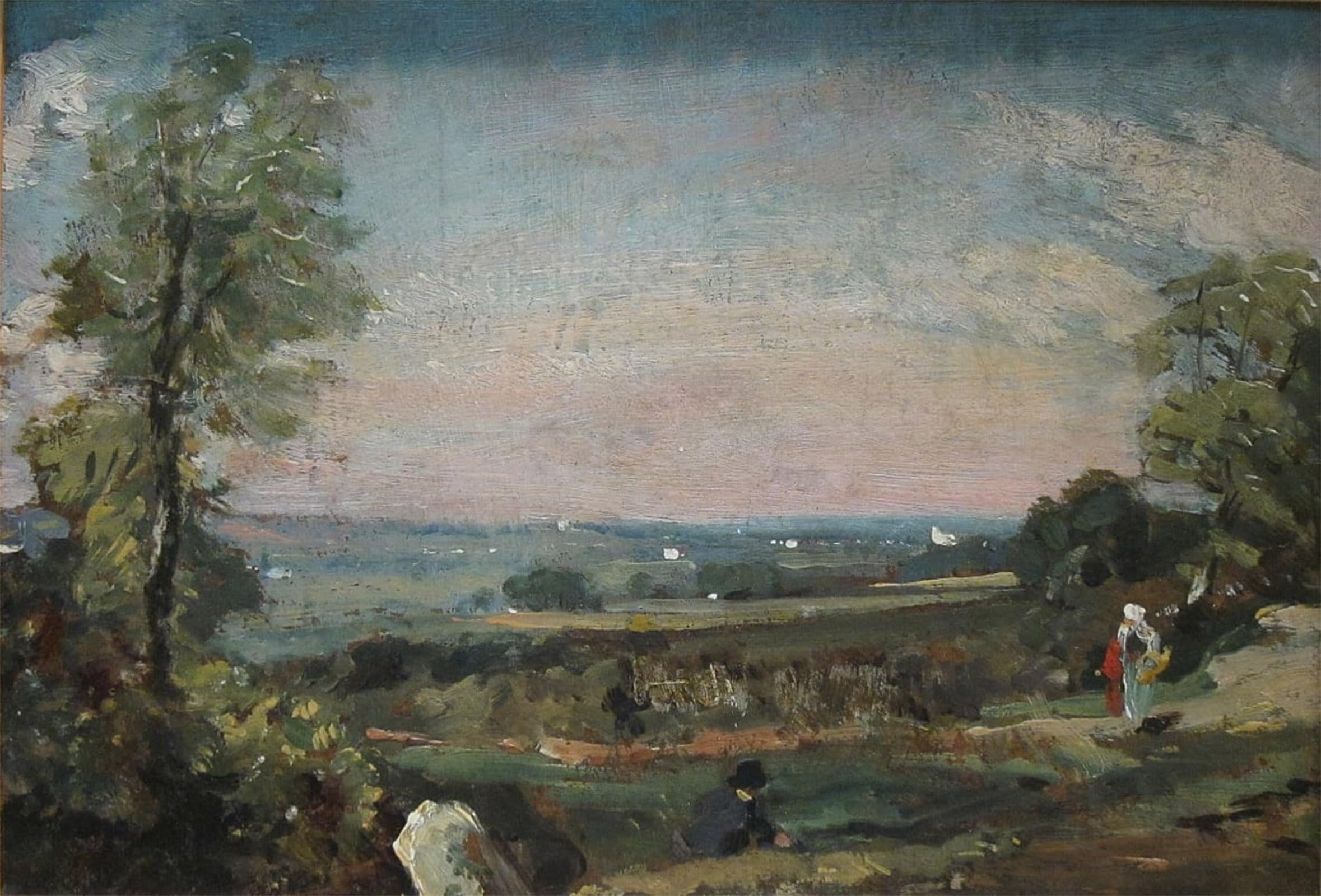 Peinture Dedham Vale John Constable pour decoration murale salon - 5