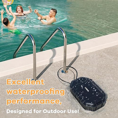 Miniatura 6 de Caja de seguridad portátil con cerradura de combinación de 4 dígitos, caja fuerte de viaje impermeable con cable de acero extraíble para dormitorio,