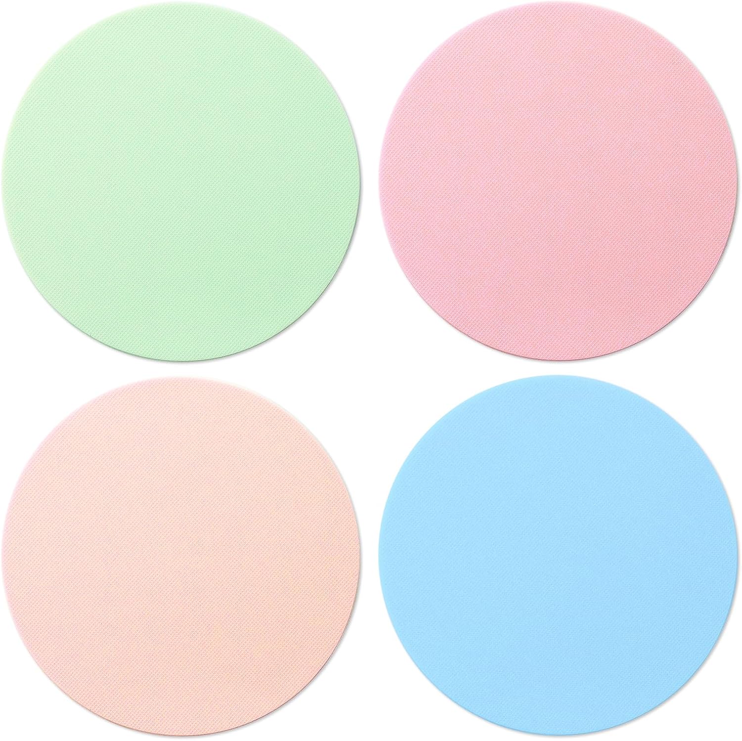 Imeepa 4PCS Rubber Jar Opener Gripper Pads for Seniors (Blue+Green) | Non-Slip Rubber Grips Open Tight Jars Easily. Ideal for Arthritis, Weak Hands. 4-Piece Set, Versatile For Bottles & Cans