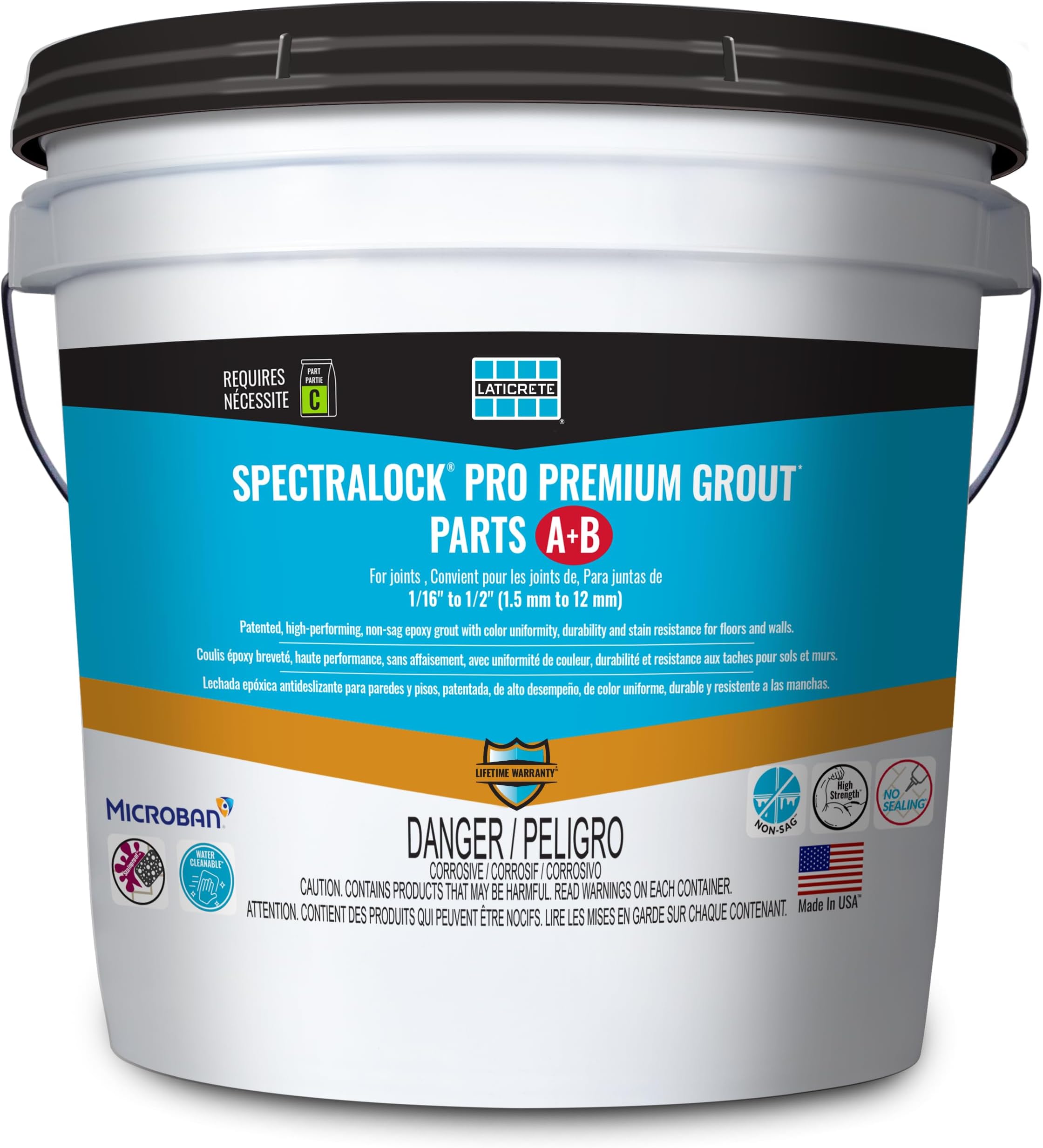 SpectraLOCK Pro Premium Commercial Parts A&B - Tile Grout - Amazon.com