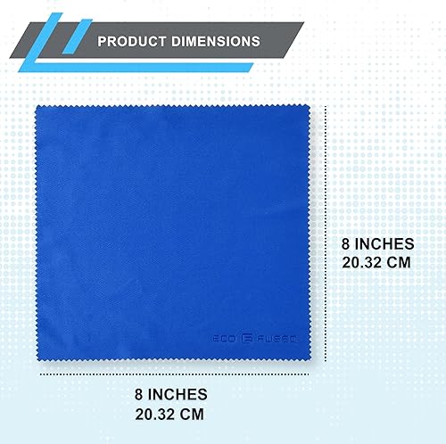 Miniatura 36 de Paño de limpieza de microfibra, paño de microfibra de 5.5 x 3 pulgadas, paquete de 18 toallitas de limpieza de lentes, paño de limpieza para lentes