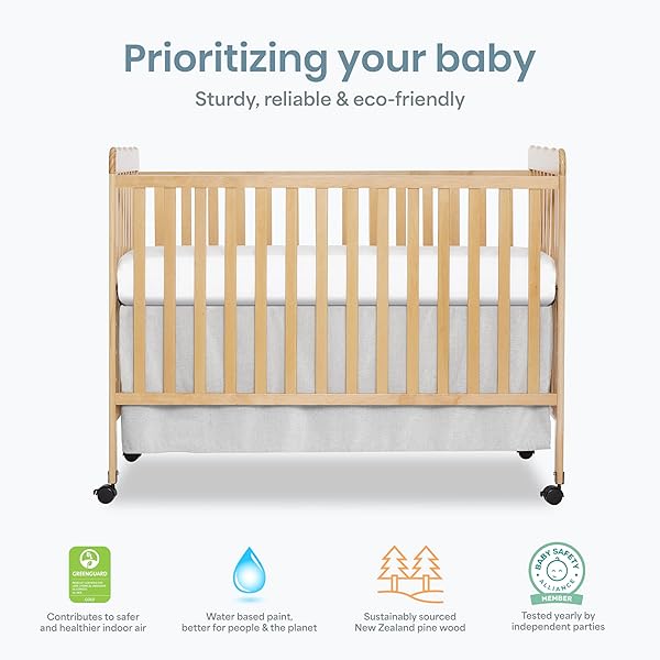 Dream On Me Carson Classic 3-in-1 Convertible Crib 5