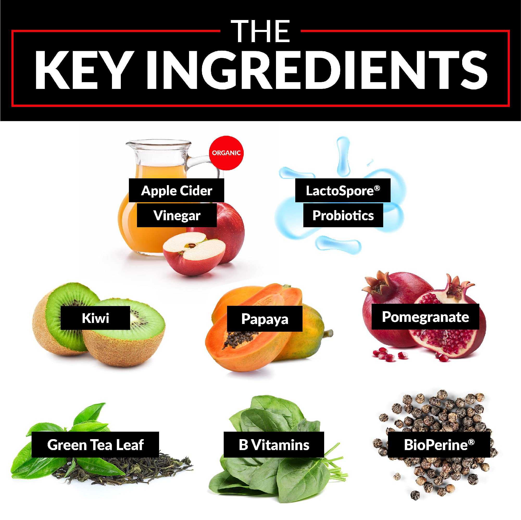 ProbioSlim Apple Cider Vinegar Gummies with Organic Apple Cider Vinegar