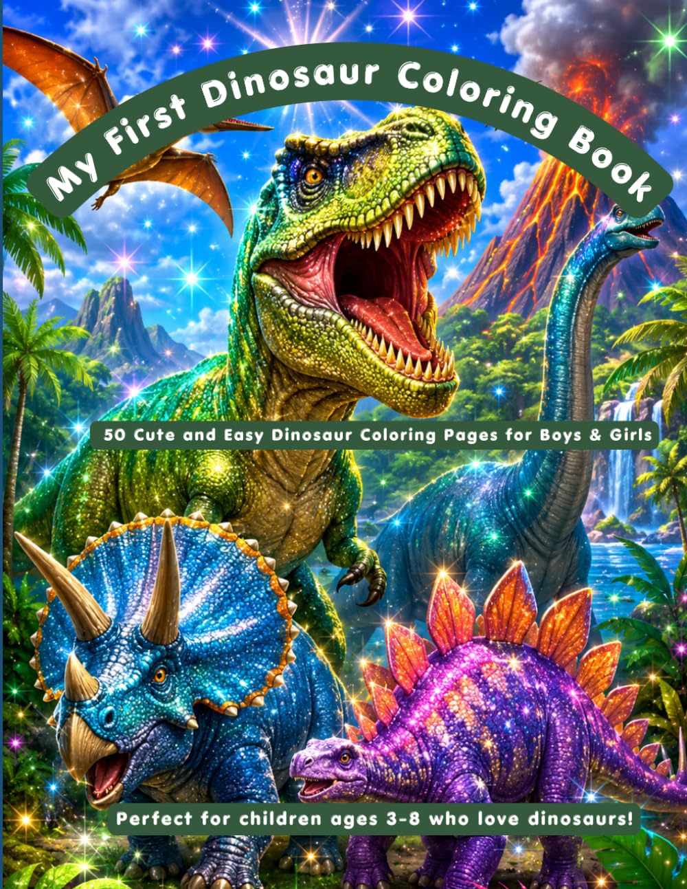 My First Dinosaur Coloring Book