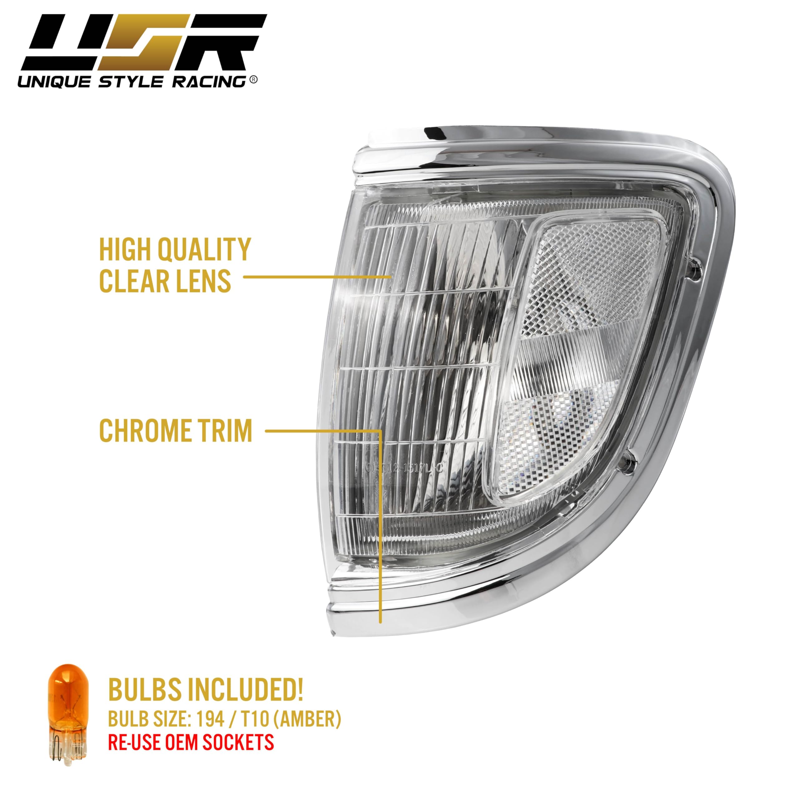 USR 95-96 Tacoma 2WD Corner Light – Front Corner Parking Lamps