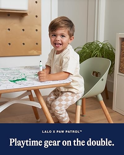 Miniatura 6 de Lalo PAW Patrol - Hojas gigantes para colorear para niños y niños pequeños, un protector de superficie de mesa, proyecto de arte sin ensuciar, 23 x