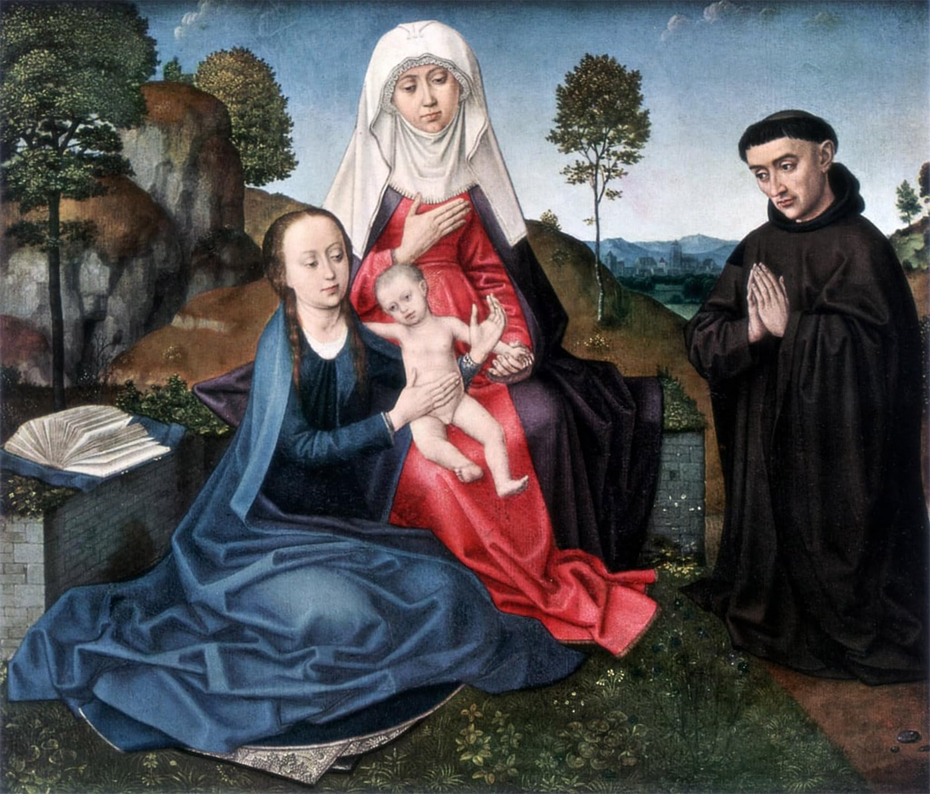 Cuadro sobre lienzo de Hans Memling (60x90cm) para decoración de salón 5