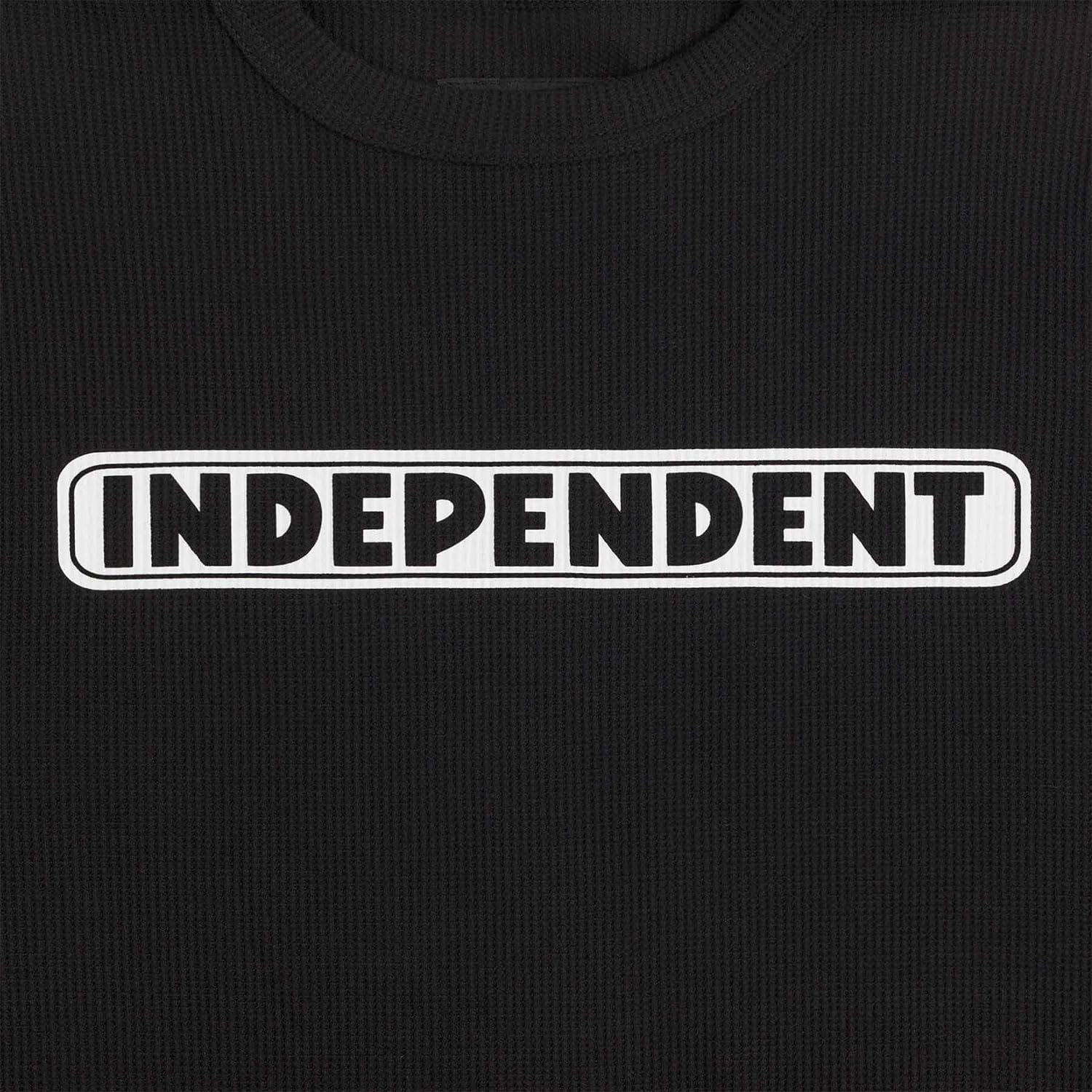 INDEPENDENT Bar Logo L/S Thermal Top Black Med Mens