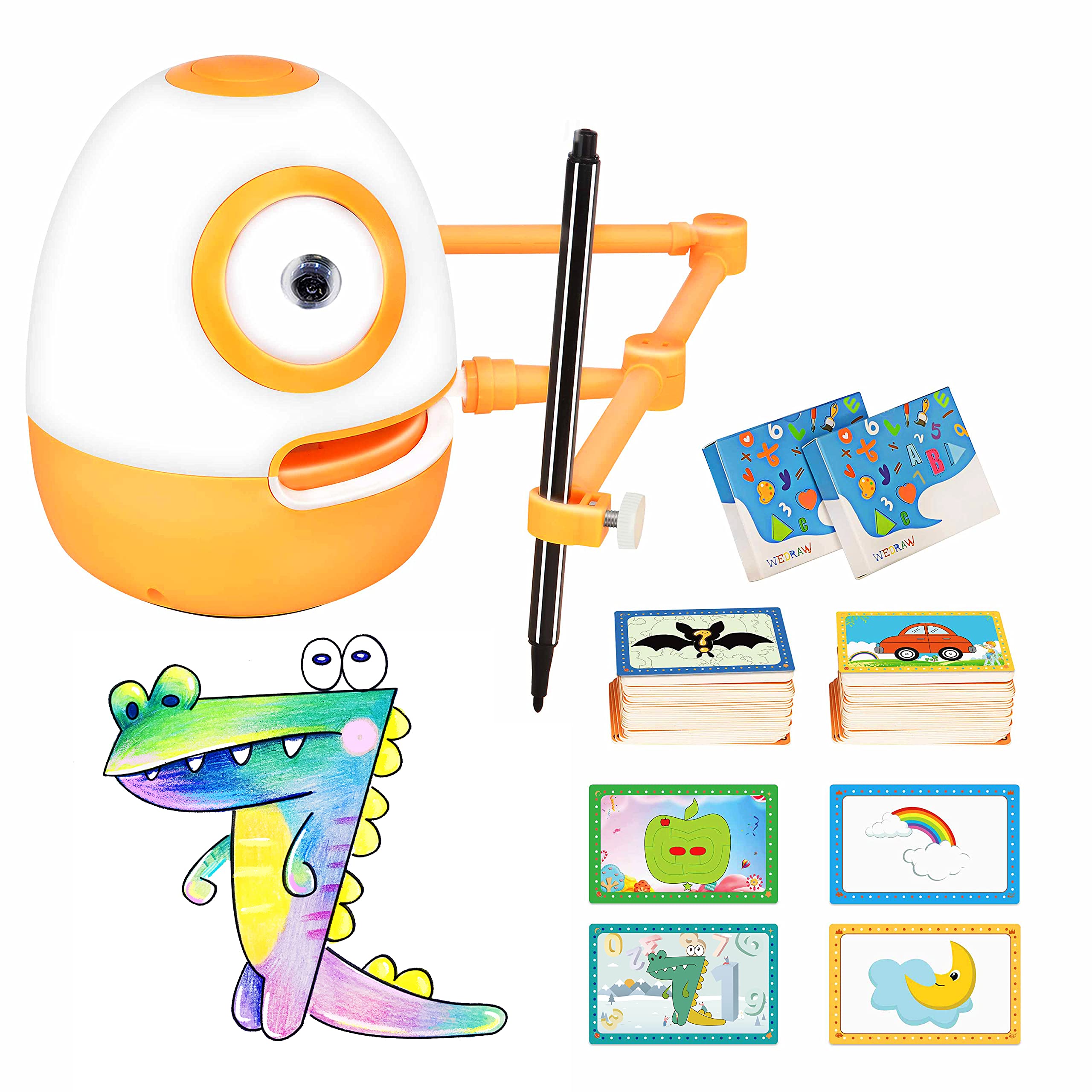 WEDRAW Drawing Robot for Kids, Smart Educational Robot Teach 3 4 5 Year Old Girls & Boys Draw Simple