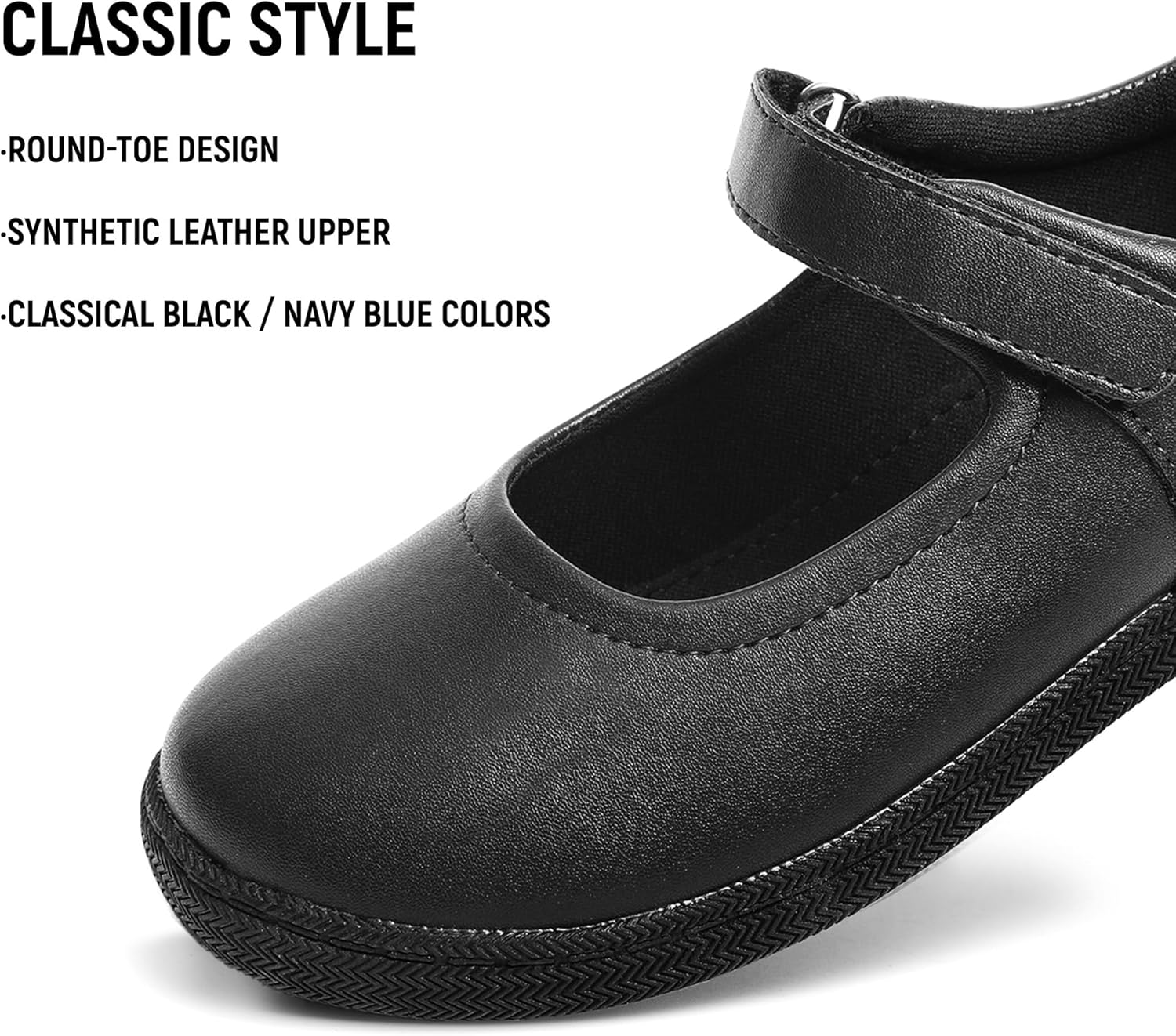 festooning Girls Mary Jane Shoes School Uniform Flats Cute Dress Shoes for Girls Wedding Back to School - Image 4