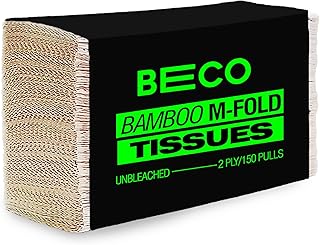 Beco Bamboo Multi-Fold Tissue Papers, 150 Pulls, 32 GSM, 100% Natural, Unbleached and Eco Friendly Price In India