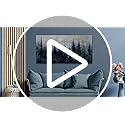 Large Wall Decor for Living Room Canvas Wall Art for Office Modern Wall Decorations for Bedroom Foggy Forest Landscape Paintings Black and White Pictures Artwork Room Home Decor 24"X48"