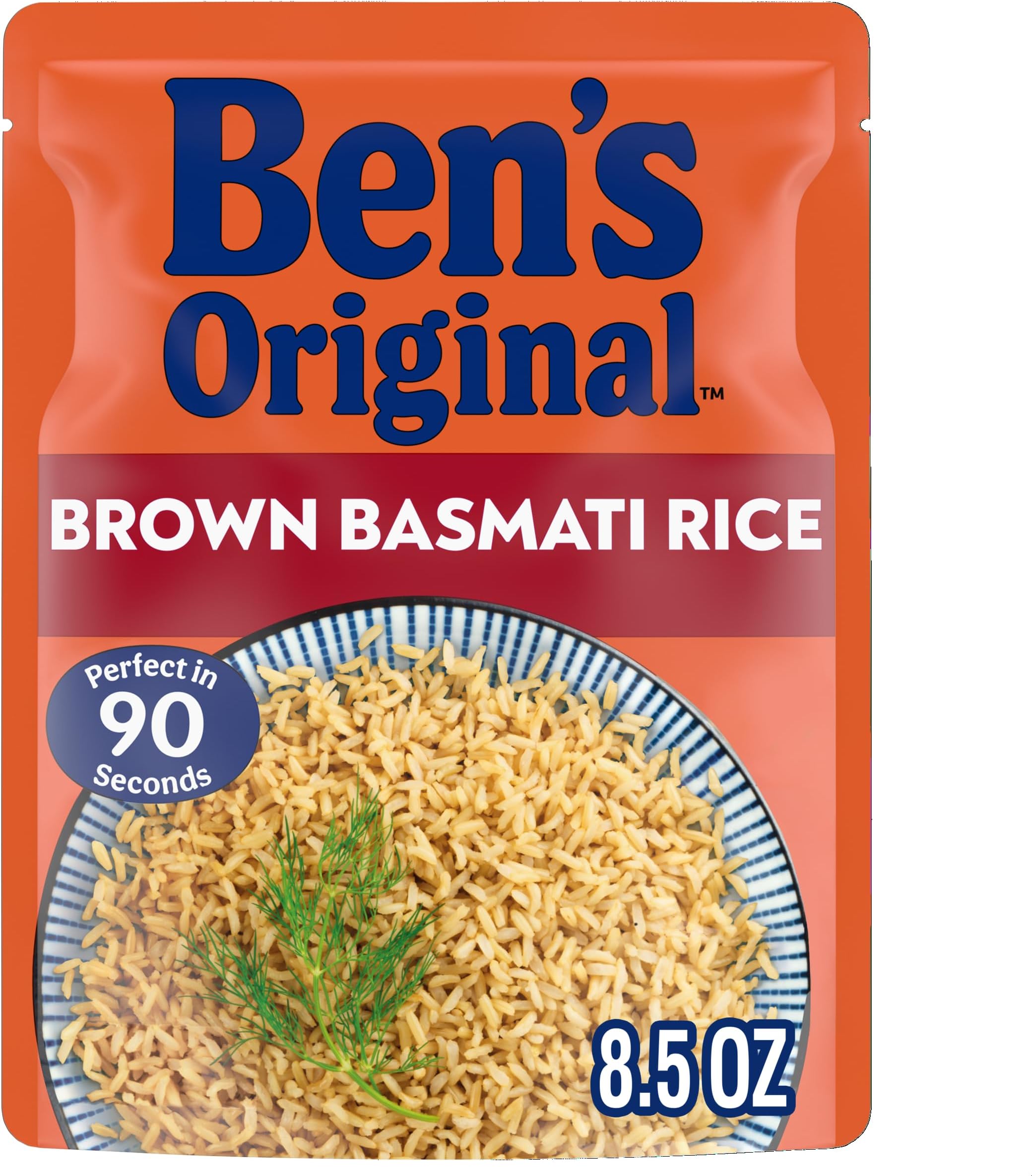 Ready Rice Brown Basmati Rice, Easy Side Dish, 8.5 oz Pouch
