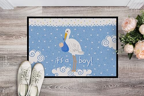 Miniatura 2 de Caroline's Treasures VHA3012MAT - Tapete para puerta delantera de 18 x 27 pulgadas, para interiores y exteriores, para entrada, antideslizante,