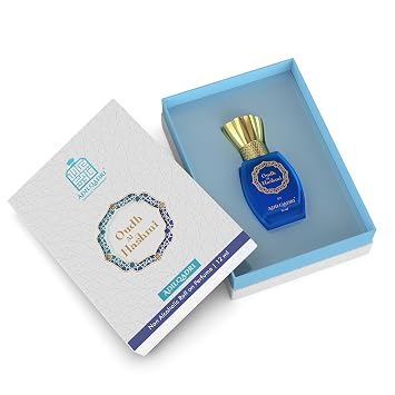 Adilqadri Oudh Al Hashmi Attar for Men and Women | Sweet Arabic Unisex Perfume | Non-Alcoholic Roll-On | Long-Lasting Rich Oudh & Spicy Blend | Luxurious & Inviting Fragrance | 12ml