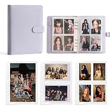A5 Photocard Binder, Kpop Trading Card Binder With 200 Card Slots, 40 Double-Sided Photocard Sleeves Pu Leather Collector Album Cover for Organizing Game Cards & Kpop Merch