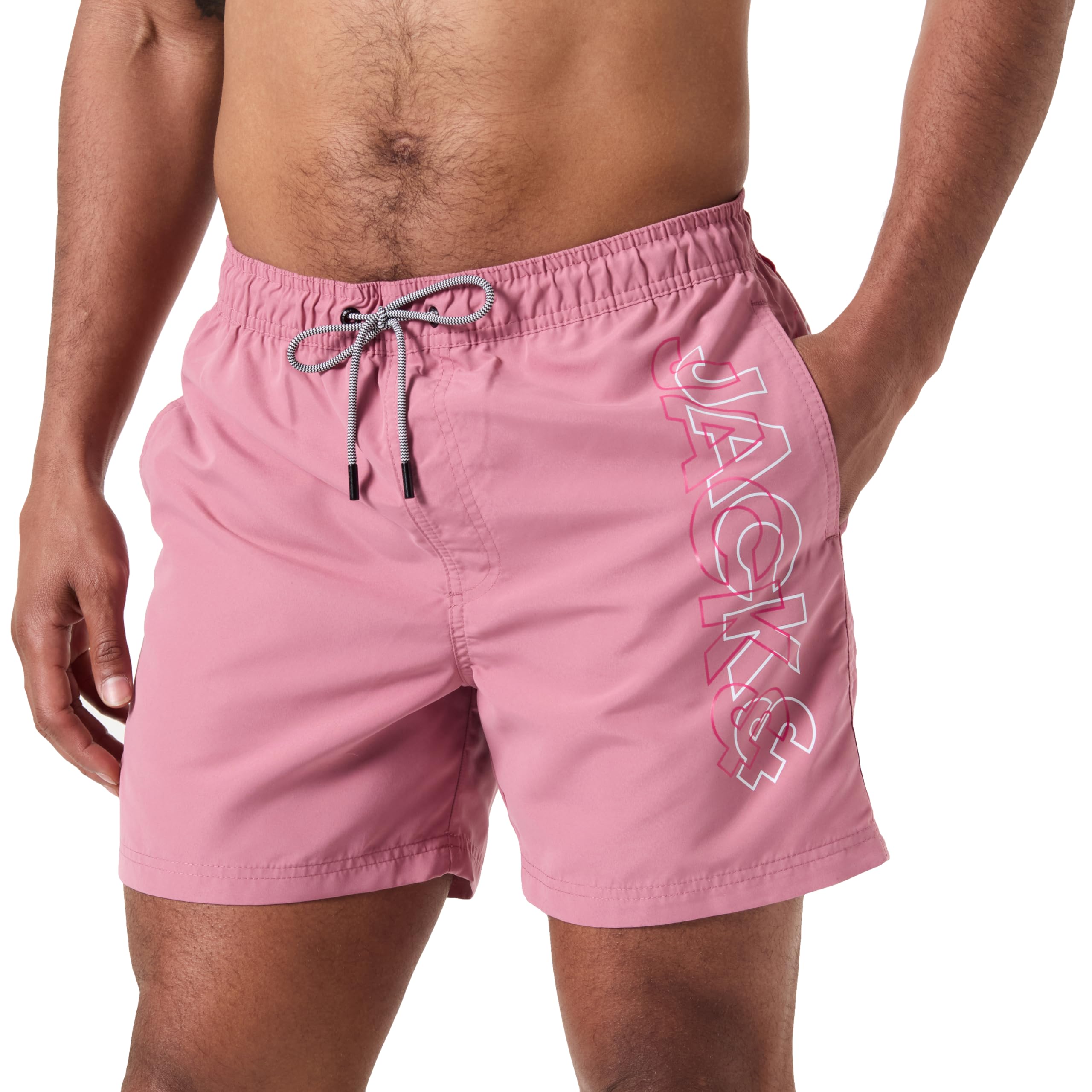 Jack & Jones Jpstfiji Jjswim Double Logo Sn LY Pantalones Cortos para Hombre