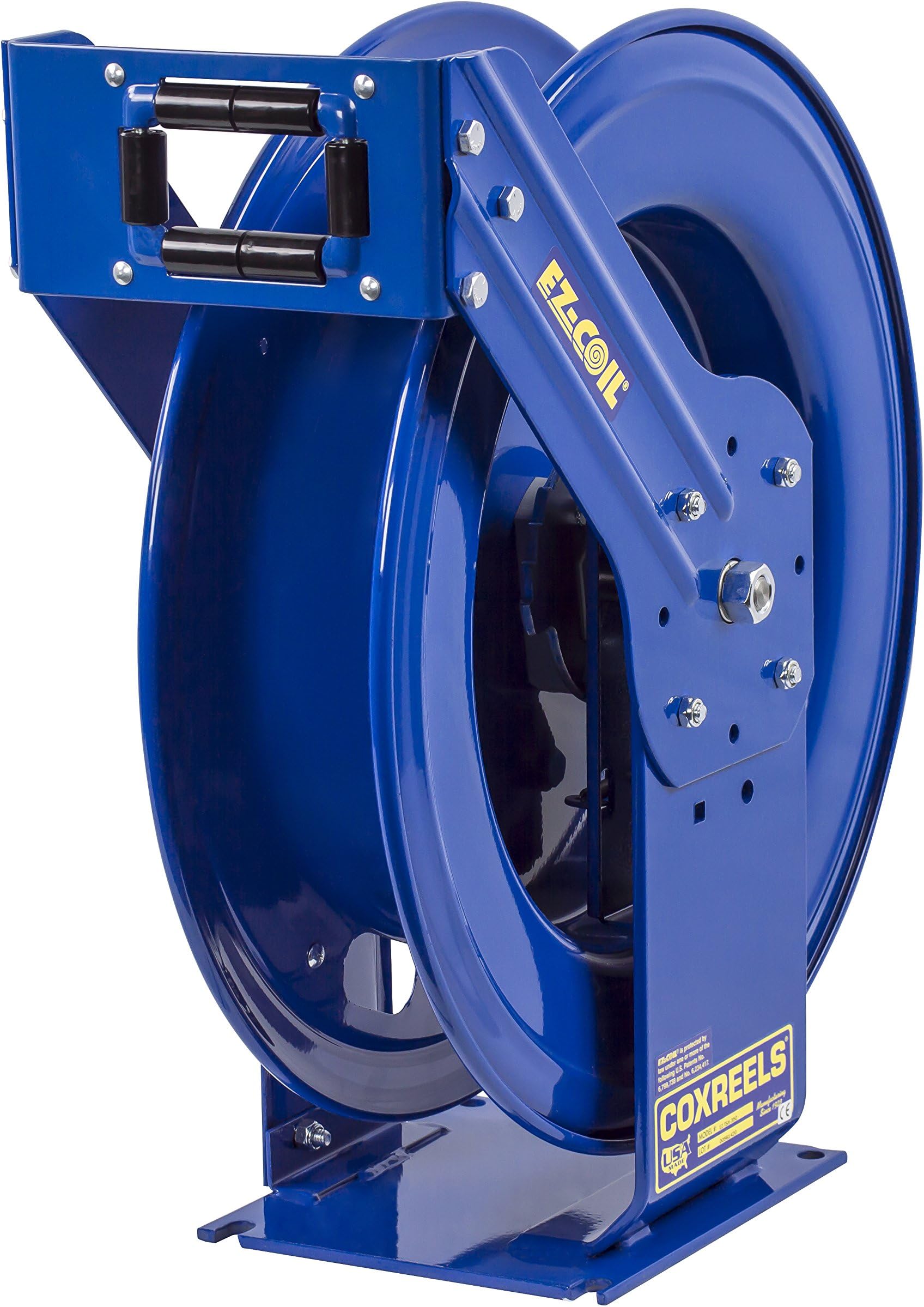 EZ-TSHL-3100 Safety Series Spring Rewind Hose Reel for air/water/oil: 3/8" I.D., 100' hose capacity, less hose, 300 PSI