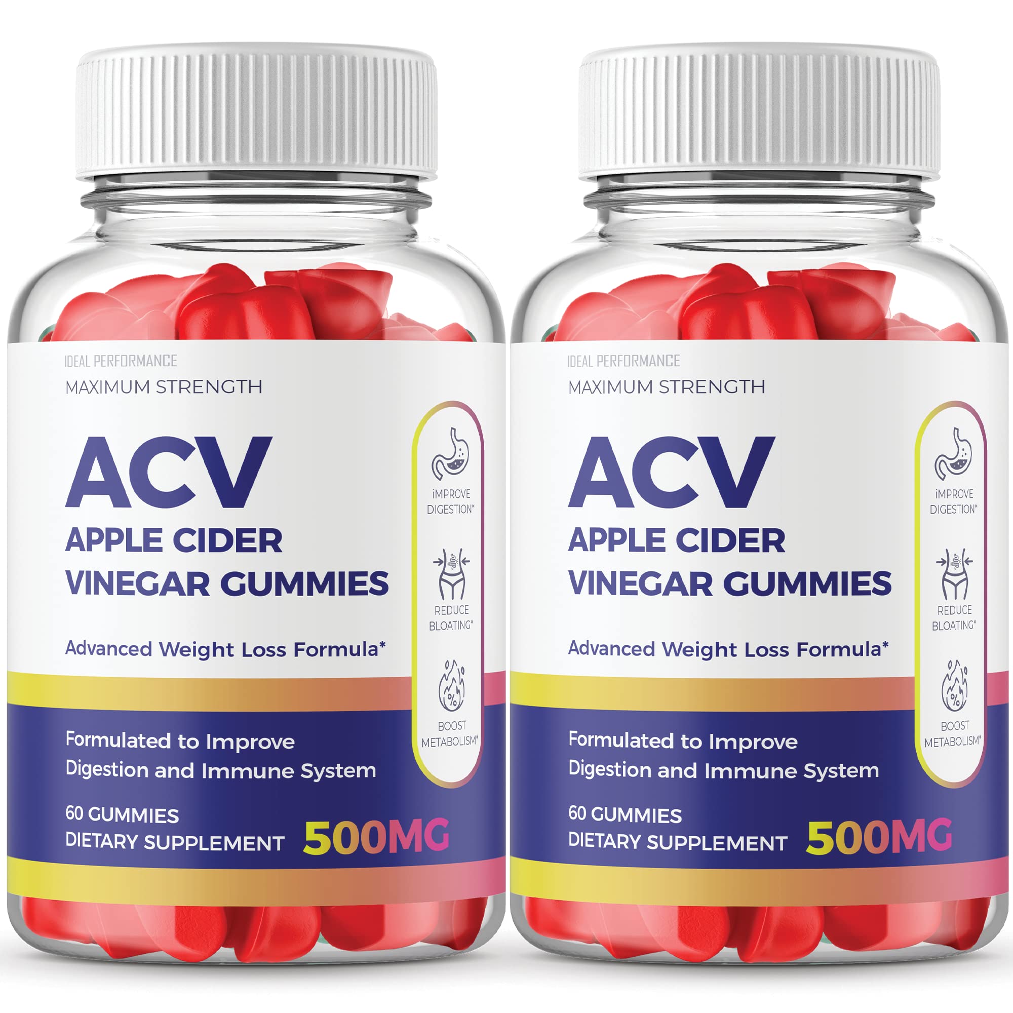(2 Pack) Ketos Start ACV Gummies Ketos Start Gummies AVC Start ACV Ketos Gummies (120 Gummies)