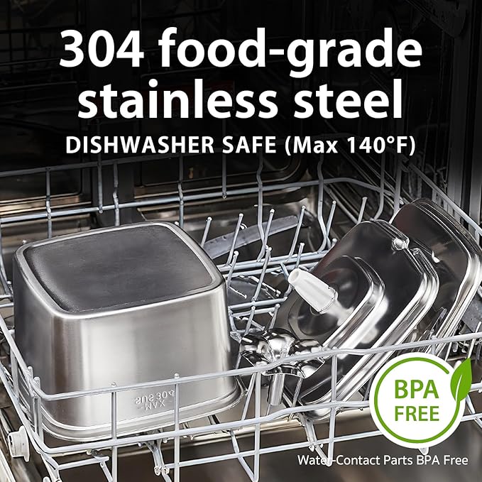 Fuente de Agua Automática para Gatos Veken, Acero Inoxidable, 3.2L miniatura 2