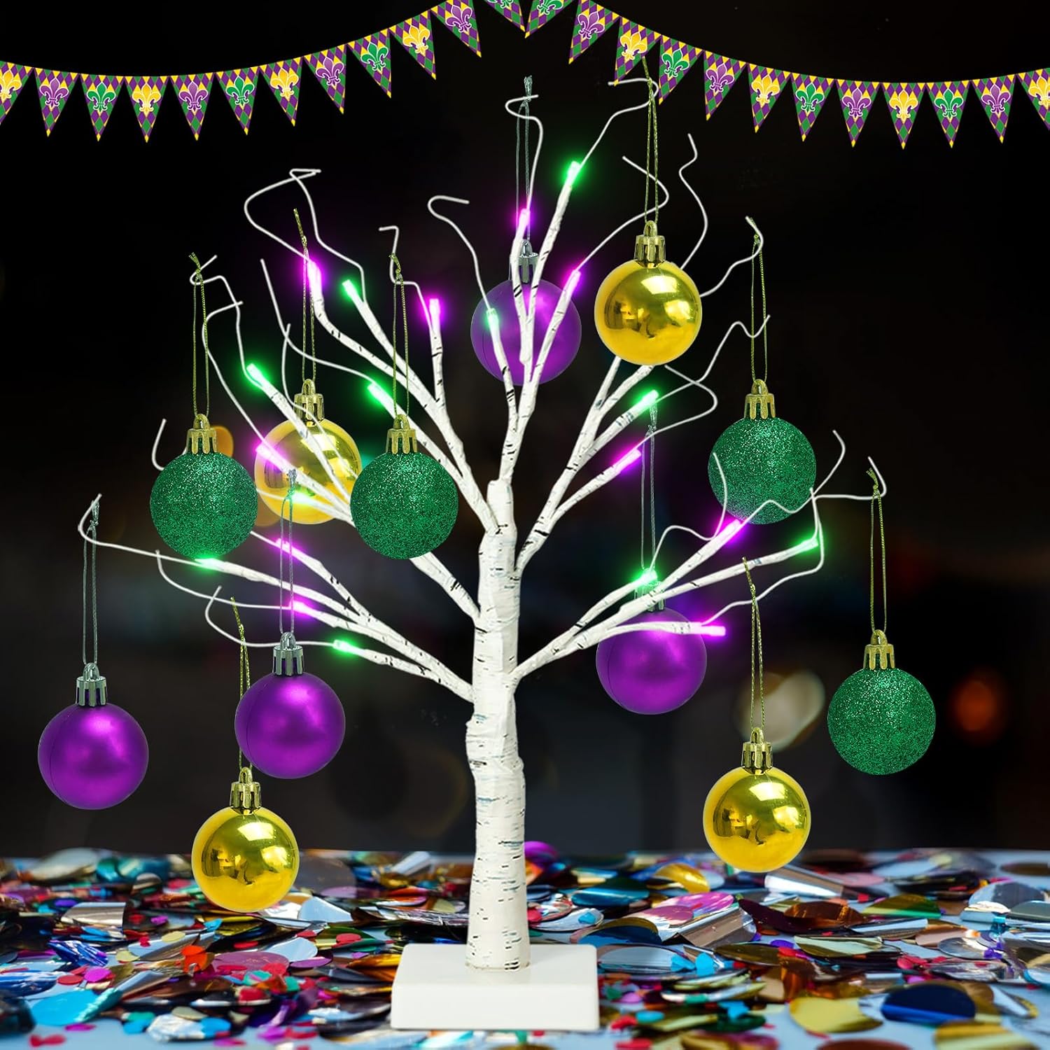 Mard Gras Tree Topper, Carnval Tree Topper, Purple and Gold Tree Topper, New Orleans Decor Mard Gras Tree Topper, Carnval Tree Topper, Purple and Gold Tree Topper, New Orleans Decor