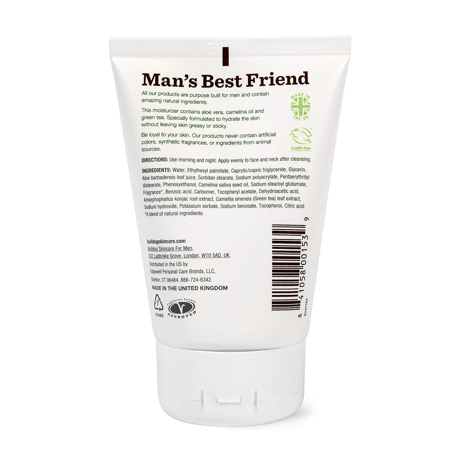 Bulldog Natural Skincare Original Moisturiser, 3.3 fl oz - 2pc