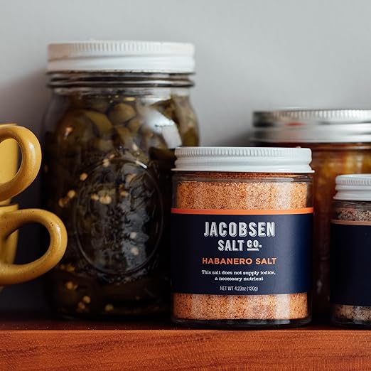 Sal Kosher Jacobsen Salt Co. Habanero 4.23 oz miniatura 4