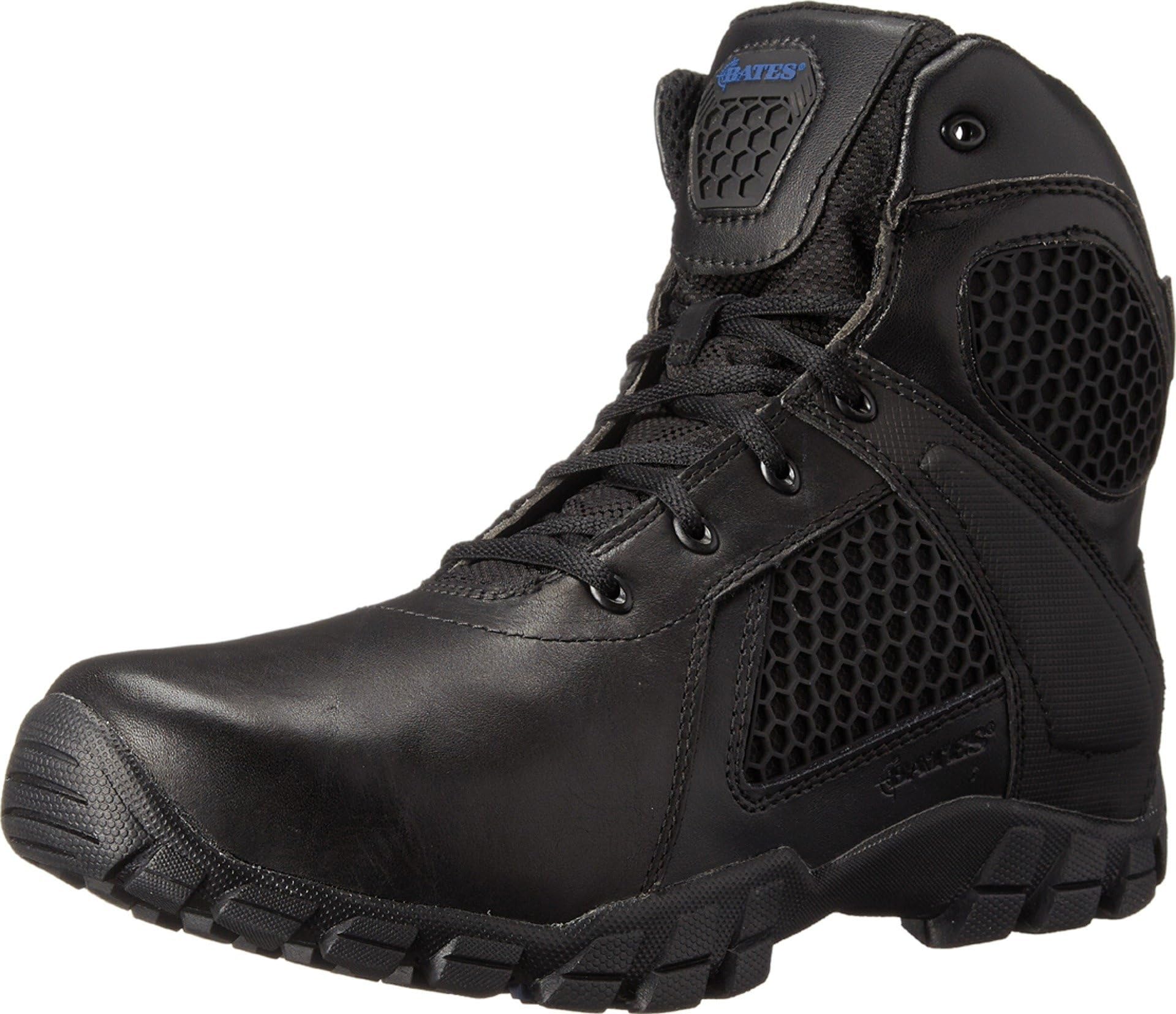 Bates Men's 6 Inch Strike Side Zip Waterproof Tactical Boot
