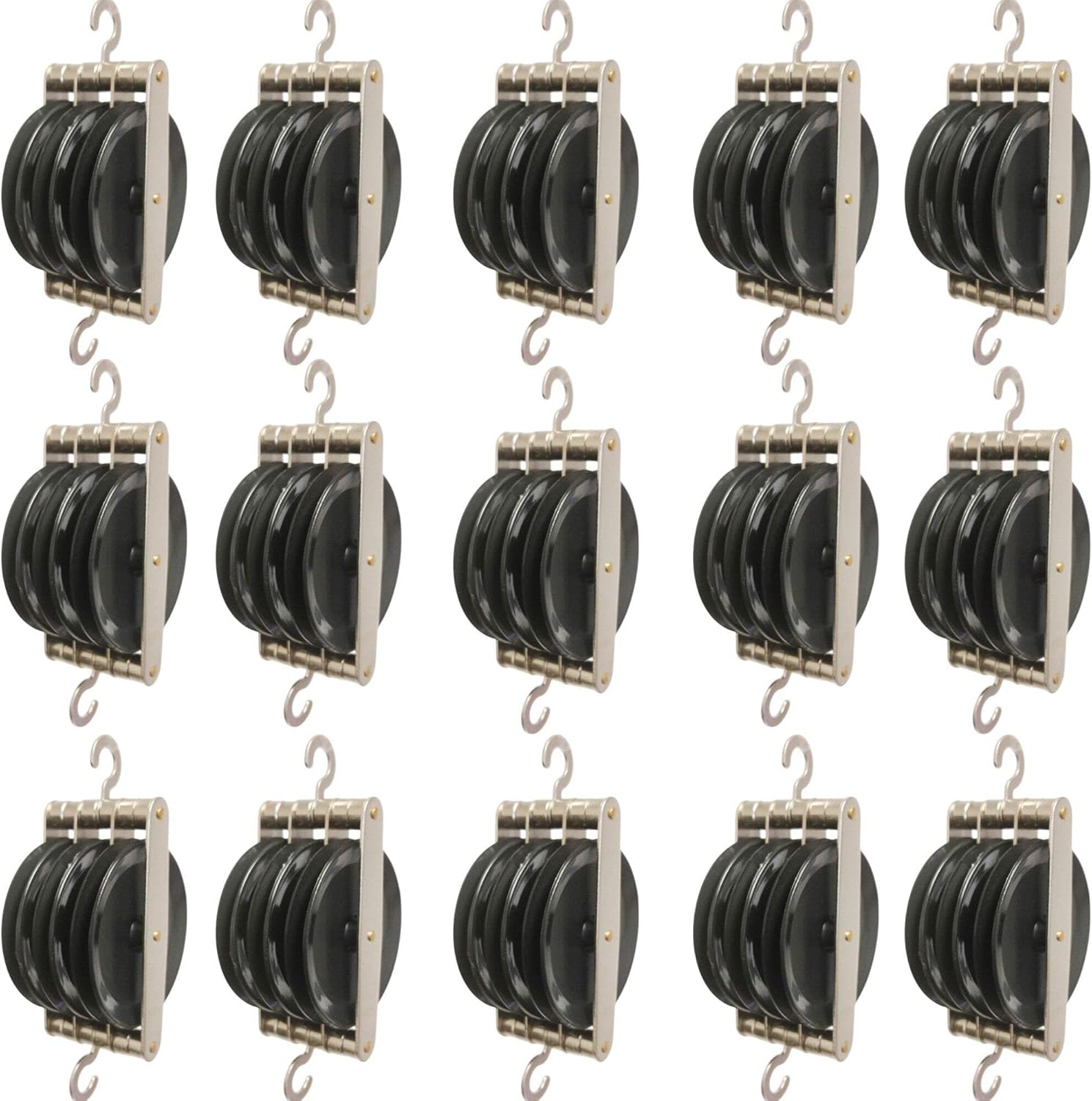 4-16063-15 Triple Parallel Pulley, Plastic, Pack of 15