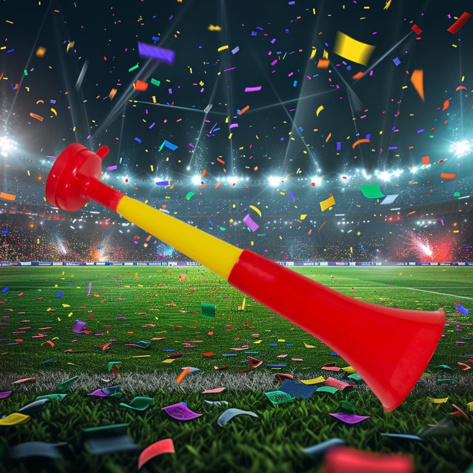 Pandiui23 Vuvuzela Two Body Trumpets, Accessory for Football and Sports Celebrations - Image 2