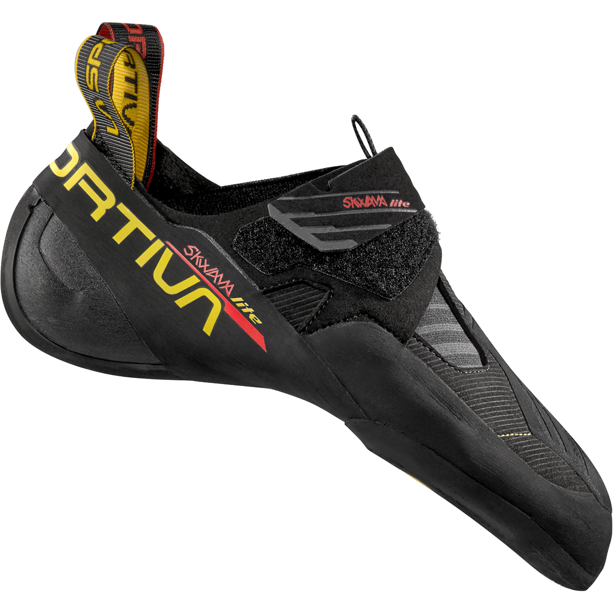 LA SPORTIVA Uomo Skwama Lite Scarpe da Arrampicata, Black-Yellow, 39.5