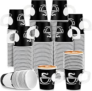 7oz White Paper Vending Cups Disposable Cups For Hot Drinks And