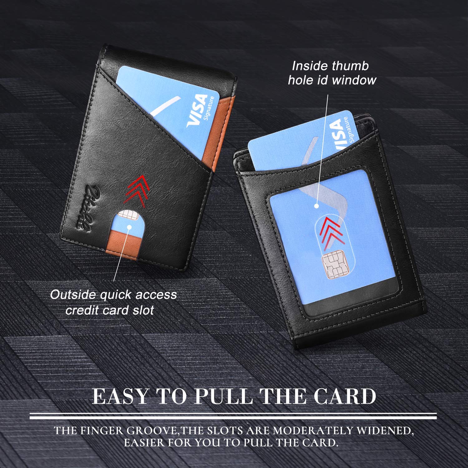 Buy Money Clip WalletMens Wallets slim Front Pocket RFID Blocking Card